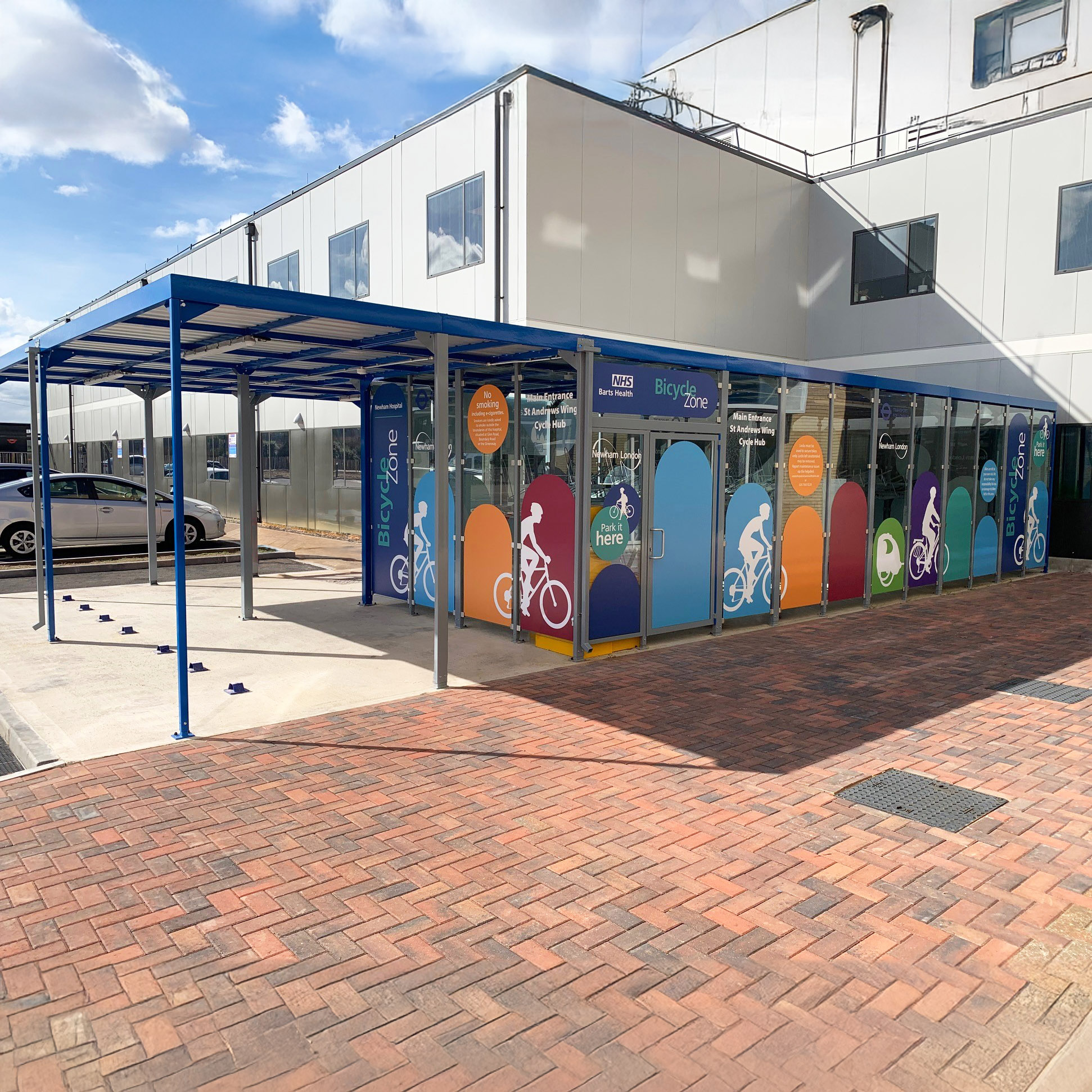 Newham University NHS Hospital Cycle Hub
